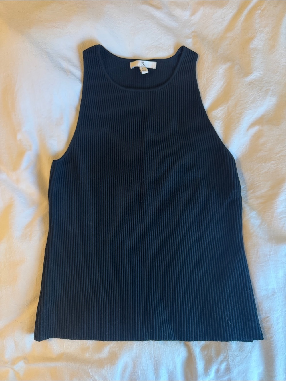Banana Republic Black Ribbed Tank Top